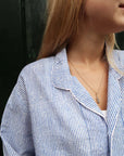 Craft Sisters Pyjamas Blockprint Blue Stripe L/XL