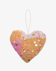 SISSEL EDELBO Heart Kantha Ornament Roses Snowflakse