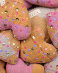 SISSEL EDELBO Heart Kantha Ornament Roses Snowflakse