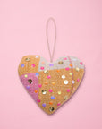 SISSEL EDELBO Heart Kantha Ornament Roses Snowflakse