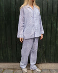 Craft Sisters Pyjamas Blockprint Blue Stripe L/XL