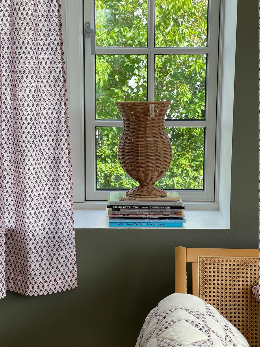 Jou Quilts Rattan Blomster vase