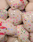 SISSEL EDELBO Heart Kantha Ornament Frosty Pink