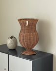 Jou Quilts Rattan Blomster vase