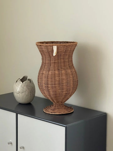 Jou Quilts Rattan Blomster vase