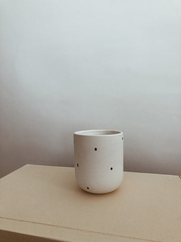 White Dot Cup