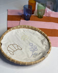JOU Embroidery basket napkin