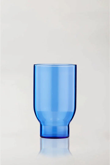 Water Glass, Tall, Blue